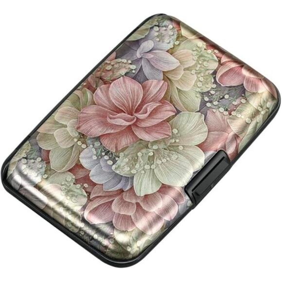 RFID Aluminum Wallet Credit Card Holder Metal Case for Men Women Travel - Picture 8 of 8